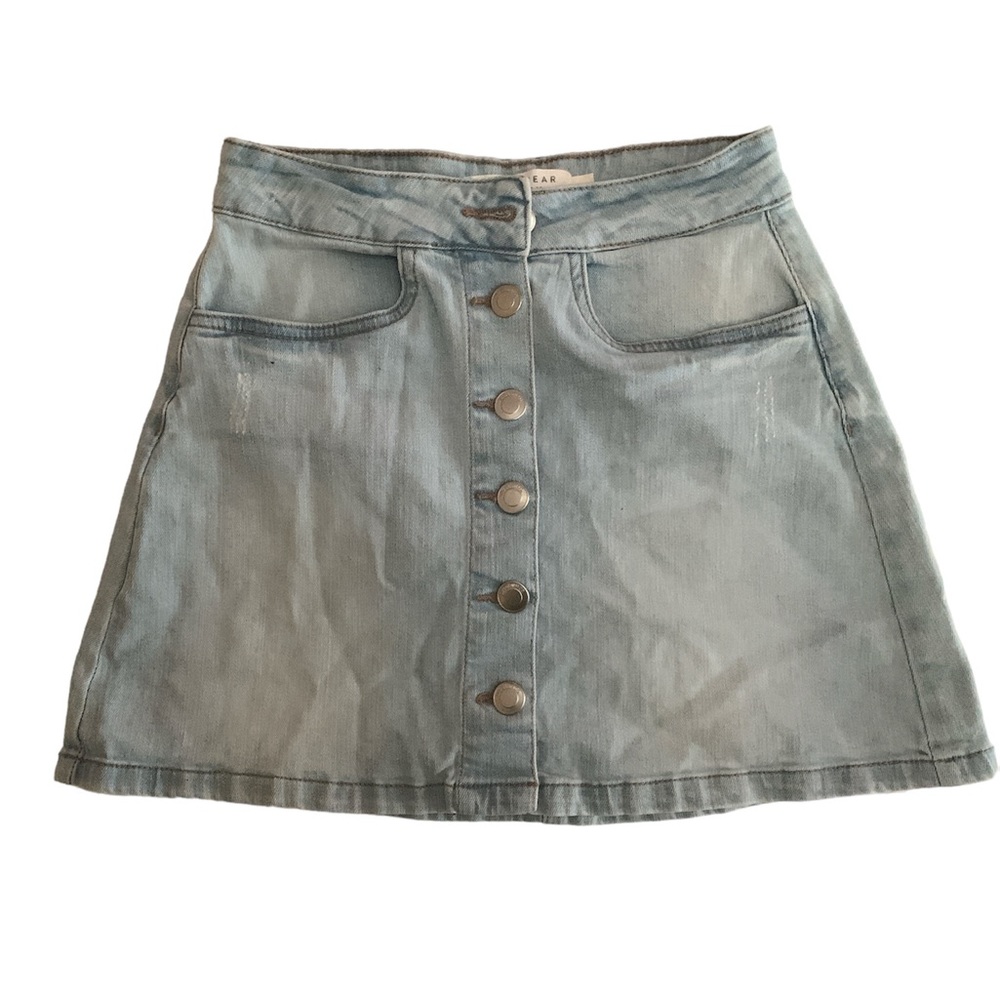 Cute Button-down Denim Skirt - Size Small
